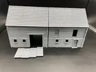 28mm, 1/56, 3D Printed, UnPainted German 2 Story Barn, WW2, Bolt Action (G1-3)
