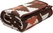 ACUSHLA Merino Wool Camp Blanket - Warm, Thick, Washable, Large Throw Great for Outdoor Camping All Seasons Suitable Indian Style 201 79x63