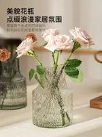 花瓶擺件客廳插花INS風桌面創意水培鮮花百合透明玻璃瓶