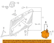 MITSUBISHI OEM-Radiator Coolant Overflow Tank Recovery Bottle MR127441 (for: Mitsubishi)