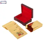 PLAYING CARDS 24K GOLD PLATED FULL POKER DECK PURE