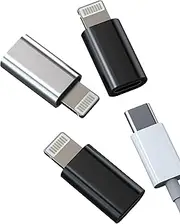 USB C Female to Lightning Male Adapter(3 Pack) for iPhone 14 13 Type C Charging Cable Connector for iPad for Apple MFI Certified Power Port Converter Data Transfer Adaptor Lighting Charge Conversion