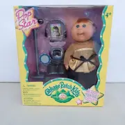 CABBAGE PATCH KIDS POP STAR COLLECTION Gold Black Outfit Mini Doll 7.5 in OCT 7