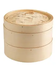 [Ken Hom] 2 Tier Bamboo Steamer 20cm