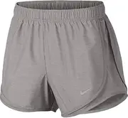 [Nike] Dry Women's Tempo Dri-Fit Running Shorts (Gunsmoke Heather/Wolf Grey, Small)