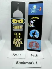 Custom Futurama Bookmarks Double Sided Card Stock