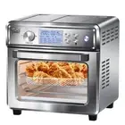 Kitchen Couture 24L Stainless Steel Digital LCD Air Fryer 37x40cm Silver
