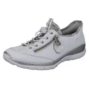 Ladies Rieker Ready2Go Antistress Synthetic Slip On White Trainers L32F1