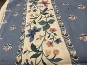 Waverly Flowerpatch Summer Border Cotton Home Decor FABRIC 3 YARDS 48" Wide Blue
