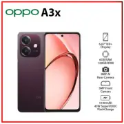 (Unlocked) OPPO A3x 6GB+128GB RED Global Ver. Dual SIM Android Cell Phone