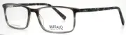 BUFFALO DAVID BITTON BM018 GRY Grey Mens Rectangle Eyeglasses 58-18-150 B:37