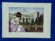 Brand New Kris Martens Blank Greeting Card "Garden Poetry"