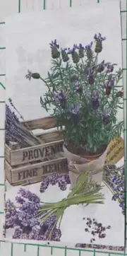 Three Decorative Hostess Napkins for Decoupage "The Flavor of Provence"