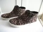 Naturalizer Womens Miranda Cheetah Fabric Ankle Boots Size 7M Brand New in Box