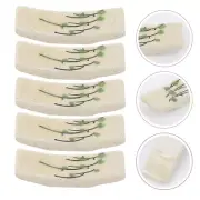 5 Pcs Japanese Style Tableware Ceramic Chopstick Rest Dining
