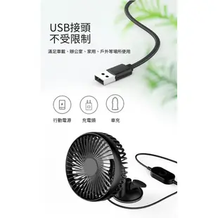 日本【idea-auto】USB DC多功能單頭強力涼風扇1入 贈雙孔USB轉接頭 汽車 辦公用 露營 隨身風扇 免運