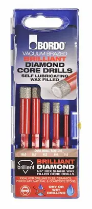 Bordo 7084-S1 - Diam. Core Drill Set 5 Piece