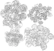 [Beatifufu] Family Tree Bracelets Charms 100 Pieces Tree of Life Charms for Jewelry Making for Bracelets