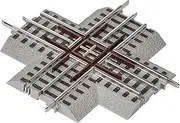 Lionel HO Scale 9.5 x 13.5 Inch 16.5mm Rail Gauge FasTrack 90-Degree Crossover Track