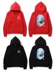 A BATHNIG APE Men's BAPE x E.T. APE HEAD ZIP HOODIE 1I73115906 b