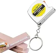 Meter Soft Steel Tape - Double Scale Small, Automatic Measure Rebound | 3FT Portable Steel Mini Measure Tape, Measuring Tape Retractable, Locking Tape Measurer, Easy Read Imperial Metric Scale