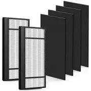 For Honeywell H Filter, True HEPA Replacement Filters HRF-H1 HRF-H2 Fits Model HPA050, HPA150, HPA06 Black
