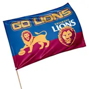 Brisbane Lions AFL GAME DAY Pole Flag Banner