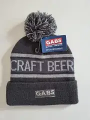 GABS Craft Beer Festival ale winter woollen hat beanie beer can draught