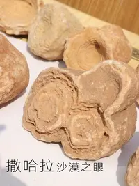 在飛比找Yahoo!奇摩拍賣優惠-撒哈拉沙漠之眼天然產物礦標經久的歷史沙子石化教學標本原石擺件
