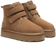 [UGG AUSTRALIAN SHEPHERD] Hook and Loop Platform Lightweight Women Ugg Boots Vigour
