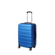 Slimbridge 24" Travel Luggage Suitcase TSA Lock Hard Case Shell Trolley Blue