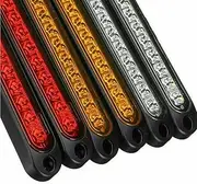 6PCS 15 LED Tail Lights UTE STOP Brake Indicator Reverse Slim Truck Trailer Light