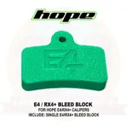 Hope E4 / RX4+ Brake Service Tool - Caliper Piston Bleed Block - Brand New