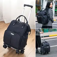 在飛比找樂天市場購物網優惠-多功能行李箱女可拆卸萬向輪拉桿包男行李包後背包旅行包