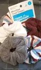 (4) 4 Packs Hair Scrunchie Microfiber Towel Twisters Wite/Multi/Gray/Brown 16