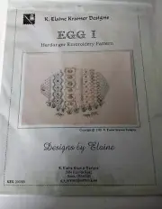 Needlepoint pattern Egg I by K Elaine Kramer Designs