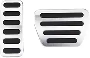 CHPGKGVNVT LHD Car Pedals for Land Rover Range Rover L405 2012-2021 Discovery 5 2017-2021 Gas Accelerator Brake Pedal Cover Pads Accessory Pedals(at Without Rest)