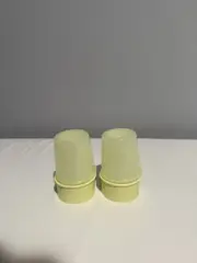 Tupperware Set Of 2 Egg Cups New