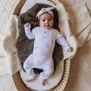 Snuggle Hunny Silver Gum Organic Growsuit