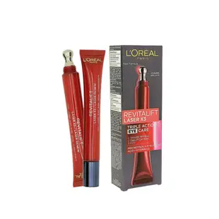 L’ORÉAL 巴黎萊雅 LASER X3激光煥白眼霜 15ml 眼霜 煥白眼霜 緊緻 亮白 眼霜*La Bella 美妝 * #秋冬保養 #熱銷Top｜滿額現66現折$30