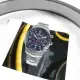 【WENGER 威戈】Attitude 三眼計時 運動潮流 日期 防水100米 不鏽鋼手錶 藍色 44mm(01.1543.118)