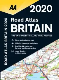 在飛比找博客來優惠-Road Atlas Britain 2020