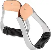 Horse Saddle Tack Overshoe Aluminum Stirrups Cushioned Horse Riding for Performance