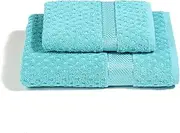 Caleffi 67227 – Pair 1 + 1 Siren Terry Towelling 100% Cotton 450 g/m²