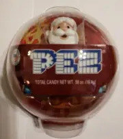 Christmas Mini Pez Dispenser Blister Ornament Santa