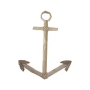 Darlin Driftwood 60x46cm Anchor Wall Art Hanging Home Decor Brown