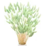 120-Pack Bunny Tails Grass 17 Inch for Home Decor/Wedding [Light Blue]