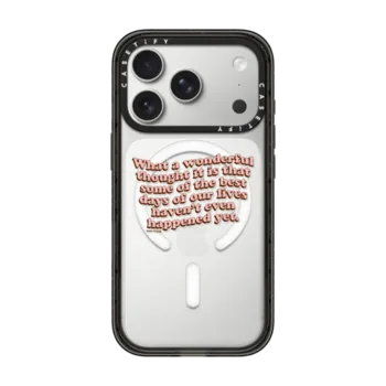iPhone 17 Pro Impact Case MagSafe Compatible Wonderful Thought iPhone Case by Quotes by Christie