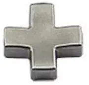 HYY 2-Pack Metal D-Pads Set w/Standard Dpad and Faceted D Pad (Cross + Concave) Replacement for Xbox Elite 2 Controller