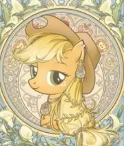 My Little Pony Friendship Is Magic Applejack Square Pillow Cover 17.71 In
